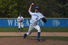 Baseball vs Babson  Wheaton College Baseball vs Babson College. - Photo By: KEITH NORDSTROM : Wheaton, baseball